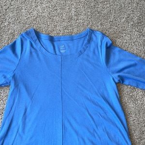 J Jill 3/4 sleeve Women's seamed tee - size M